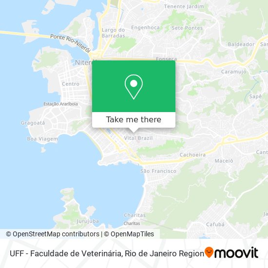 Mapa UFF - Faculdade de Veterinária