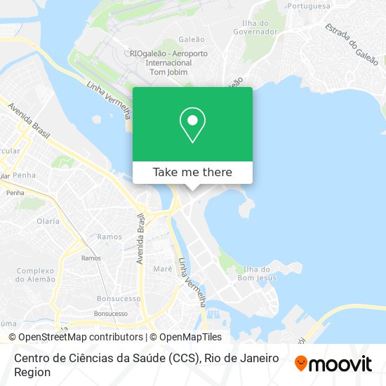 Centro de Ciências da Saúde (CCS) map