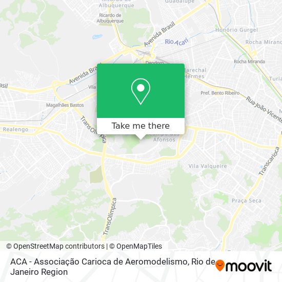 ACA - Associação Carioca de Aeromodelismo map