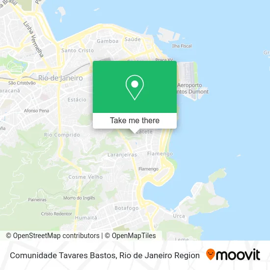 Comunidade Tavares Bastos map