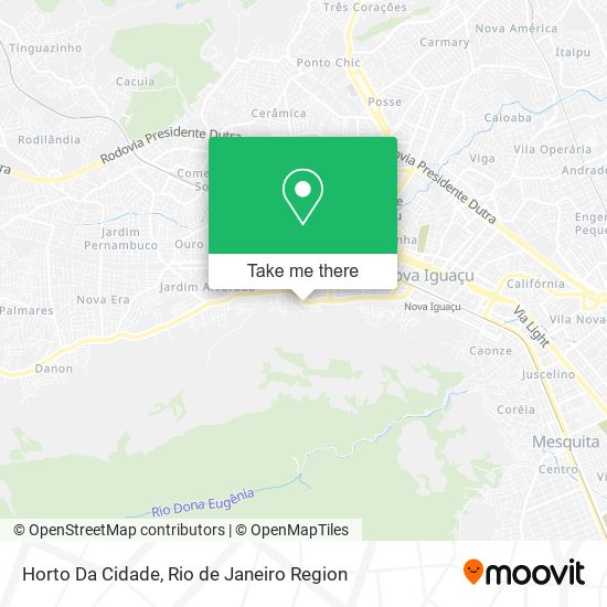 Horto Da Cidade map