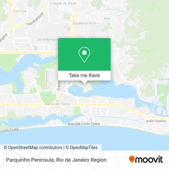 Parquinho Peninsula map