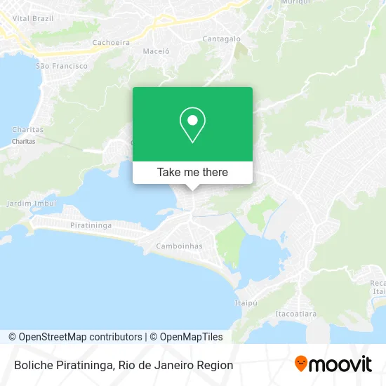 Boliche Piratininga map