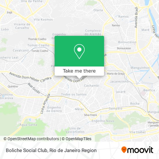 Mapa Boliche Social Club