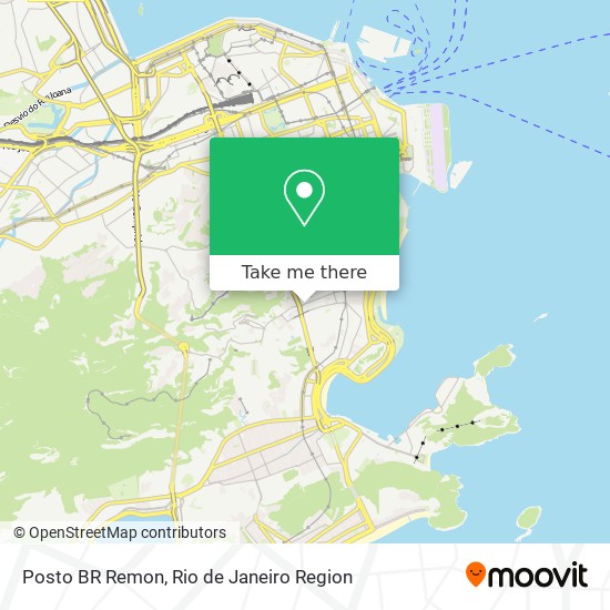 Mapa Posto BR Remon
