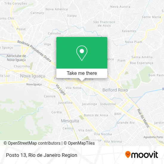 Posto 13 map