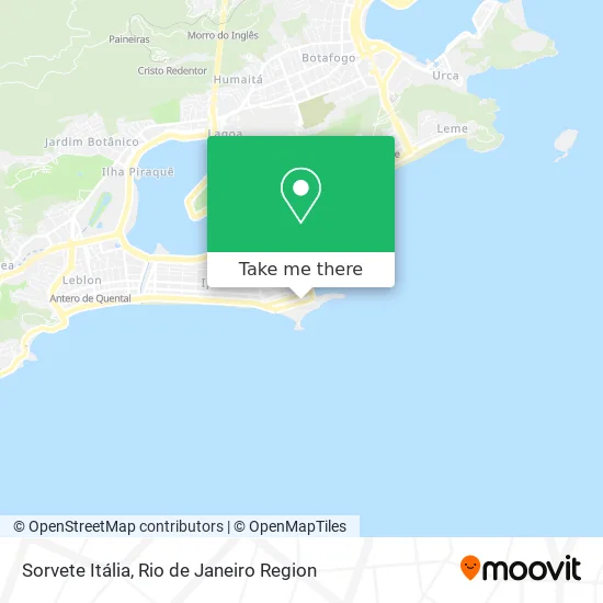 Sorvete Itália map