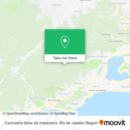 Cachoeira Solar da Imperatriz map