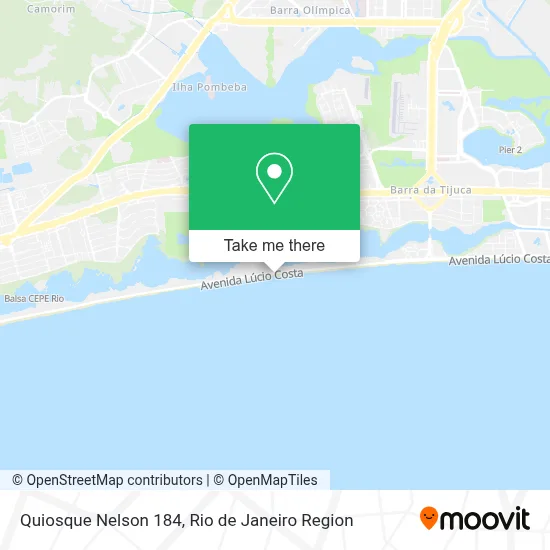 Quiosque Nelson 184 map