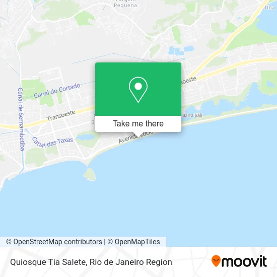 Quiosque Tia Salete map