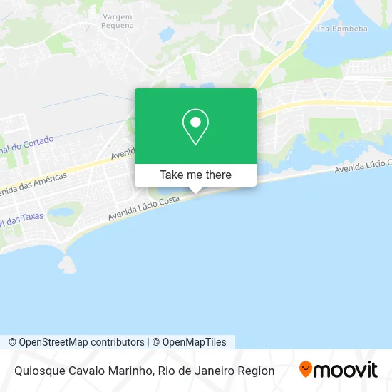 Quiosque Cavalo Marinho map