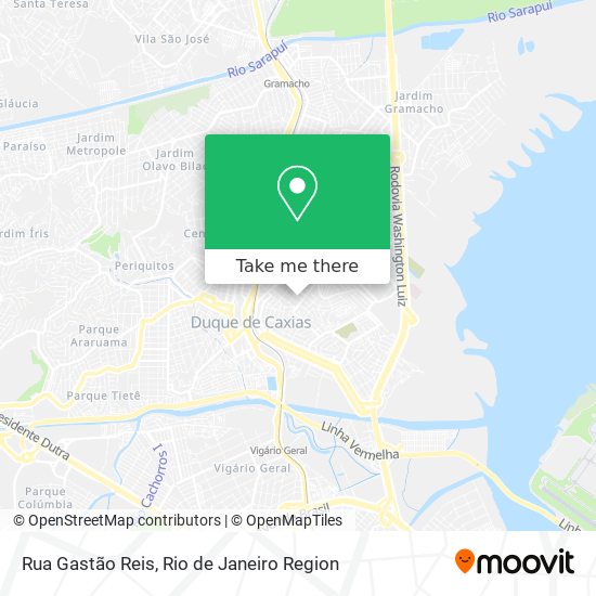 Mapa Rua Gastão Reis