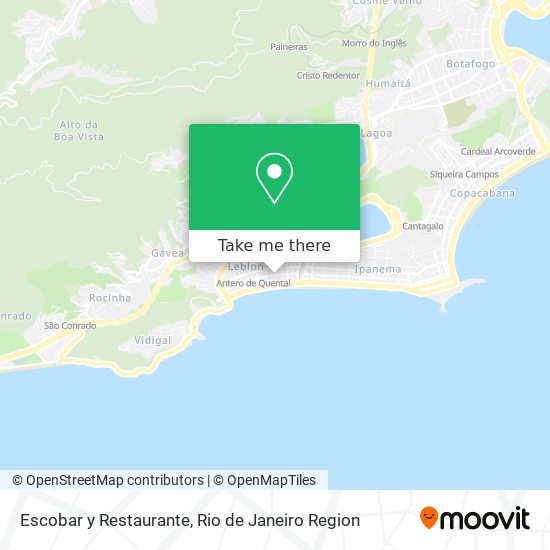 Escobar y Restaurante map