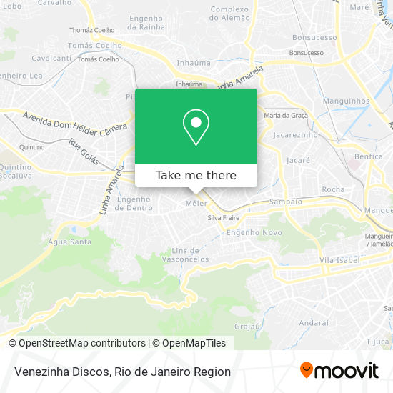 Venezinha Discos map