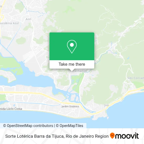 Sorte Lotérica Barra da Tijuca map