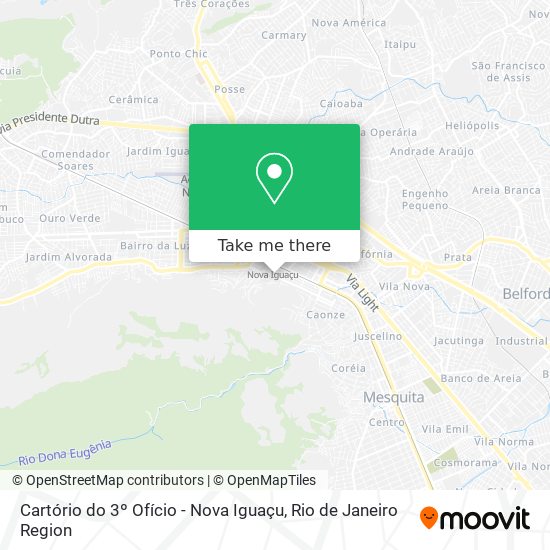 Cartório do 3º Ofício - Nova Iguaçu map