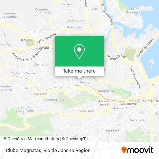 Mapa Clube Magnatas