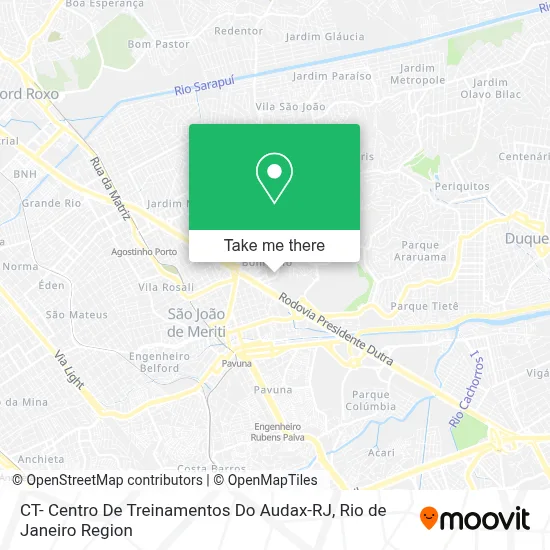 CT- Centro De Treinamentos Do Audax-RJ map