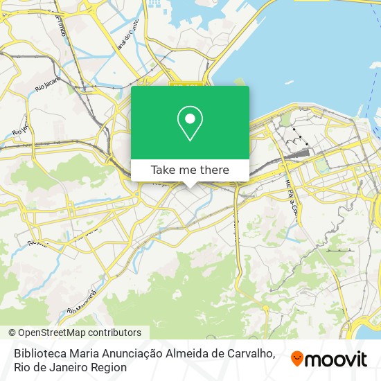 Biblioteca Maria Anunciação Almeida de Carvalho map