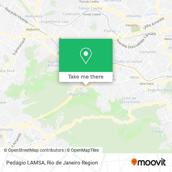 Pedágio LAMSA map