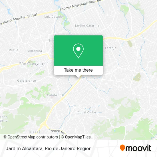 Jardim Alcantâra map