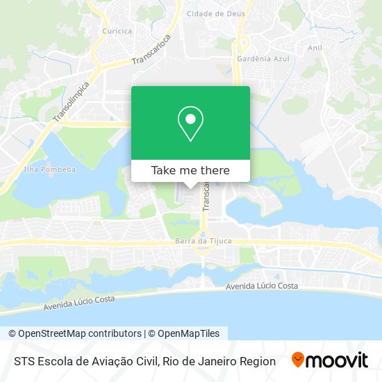STS Escola de Aviação Civil map