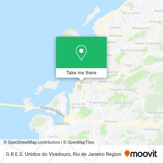 G.R.E.S. Unidos do Viradouro map