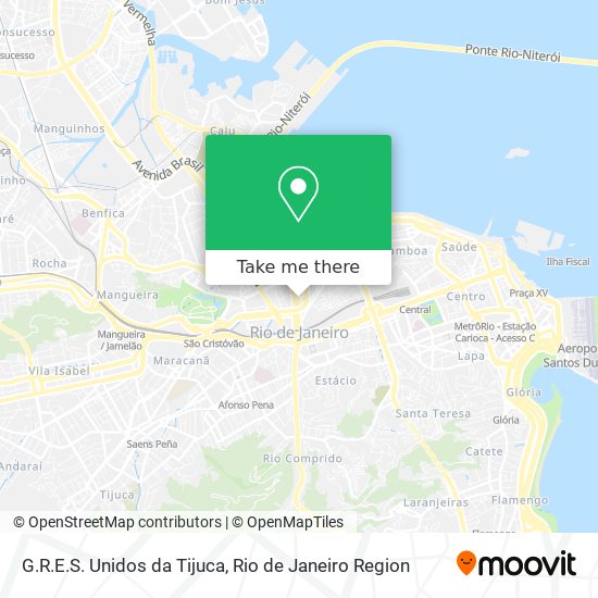 G.R.E.S. Unidos da Tijuca map