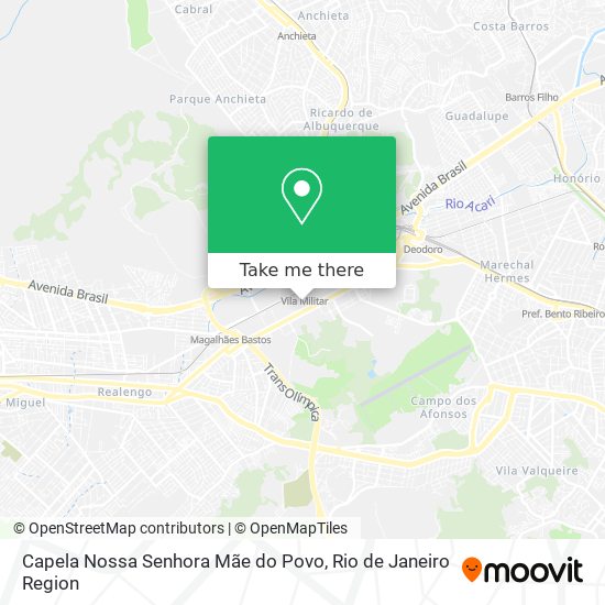 Capela Nossa Senhora Mãe do Povo map