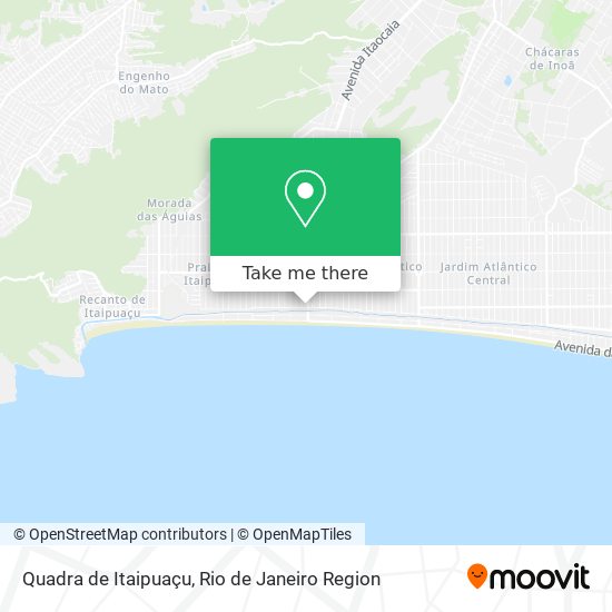 Mapa Quadra de Itaipuaçu