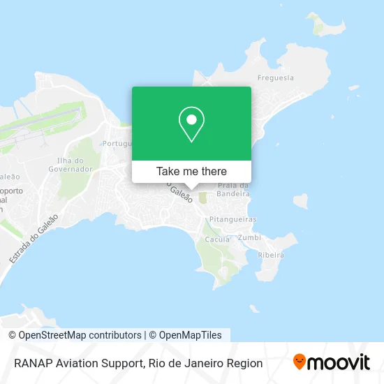 RANAP Aviation Support map