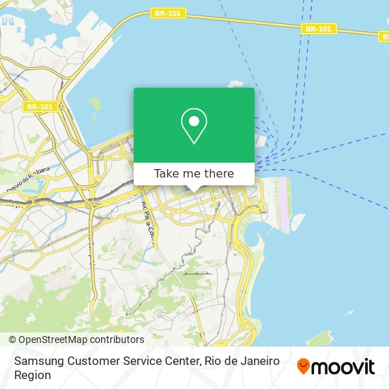 Mapa Samsung Customer Service Center