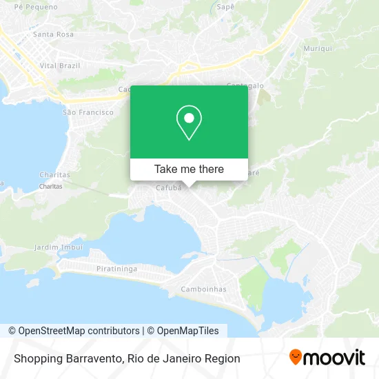 Shopping Barravento map