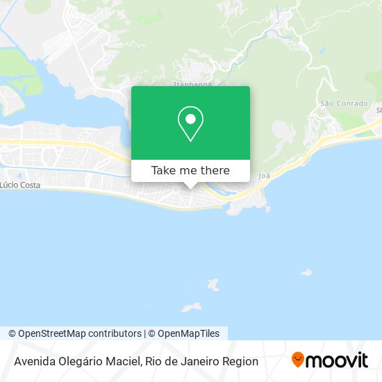 Avenida Olegário Maciel map