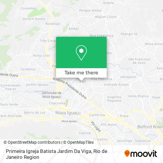 Primeira Igreja Batista Jardim Da Viga map