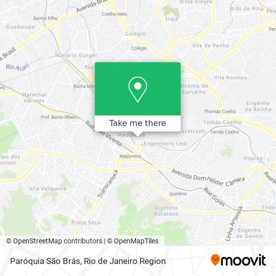 Paróquia São Brás map