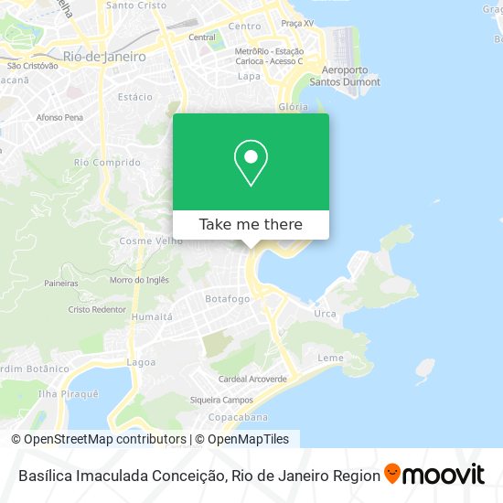 Mapa Basílica Imaculada Conceição