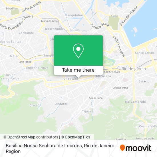Basílica Nossa Senhora de Lourdes map