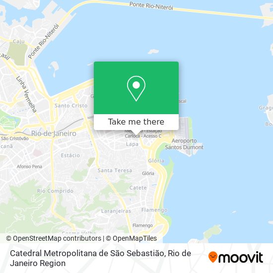 Mapa Catedral Metropolitana de São Sebastião