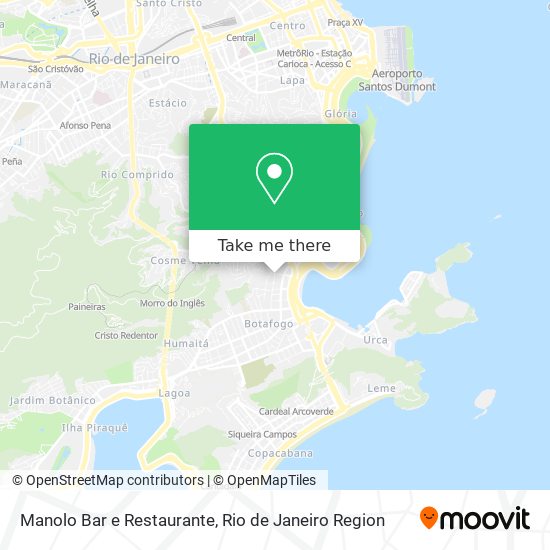 Mapa Manolo Bar e Restaurante