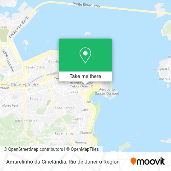 Amarelinho da Cinelândia map