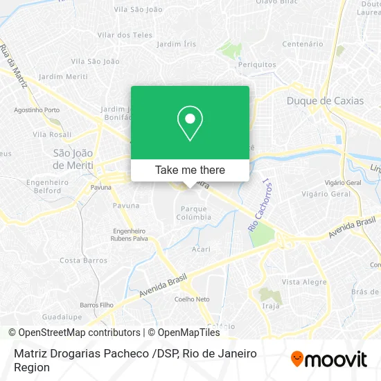 Matriz Drogarias Pacheco /DSP map