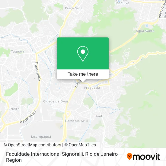 Faculdade Internacional Signorelli map
