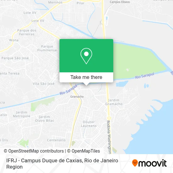 IFRJ - Campus Duque de Caxias map