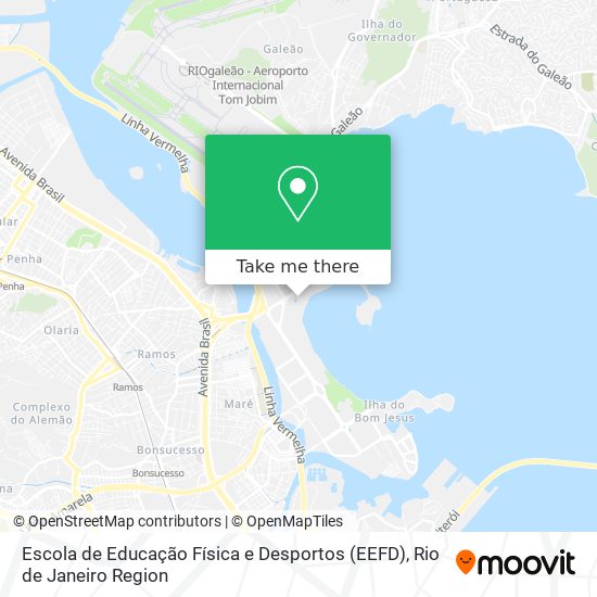 Escola de Educação Física e Desportos (EEFD) map