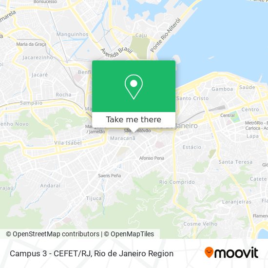 Campus 3 - CEFET/RJ map