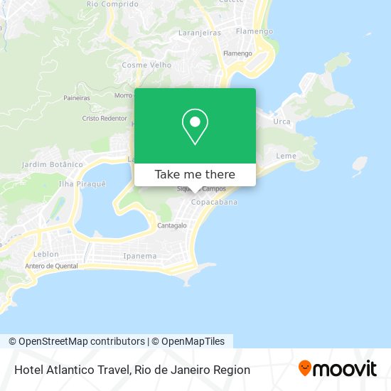 Mapa Hotel Atlantico Travel