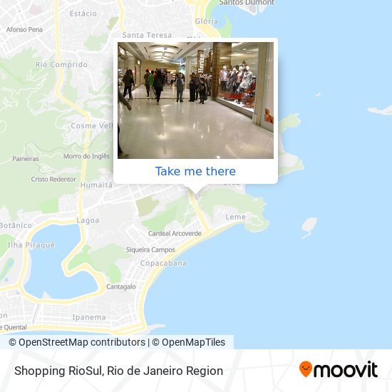 Mapa Shopping RioSul