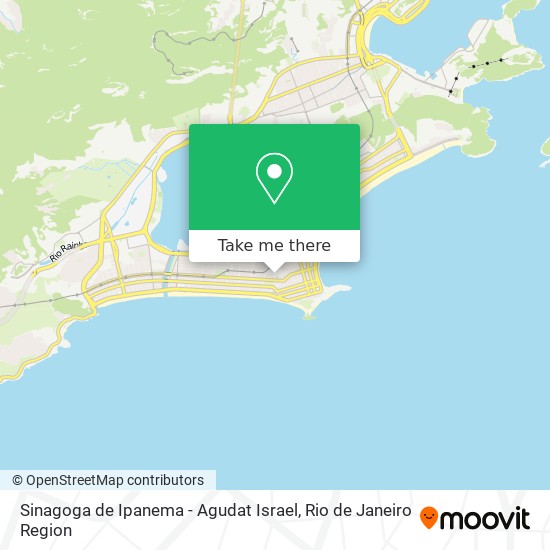 Sinagoga de Ipanema - Agudat Israel map