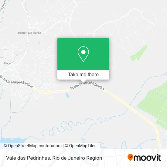 Vale das Pedrinhas map